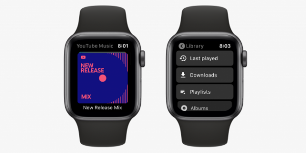 
            YouTube Music выпустили на Apple Watch        